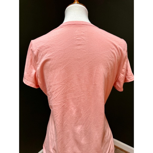 The North Face Pink "Take A Hike" V Neck T-Shirt Women's L - Picture 4 of 7